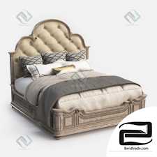 Bed Hooker Furniture King Upholstered Panel