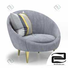 Armchair JONATHAN ADLER ETHER CHAIR