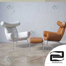 Armchair and ottoman Armchair and ottoman