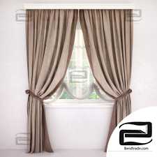 Curtain with tulle Curtain with tulle