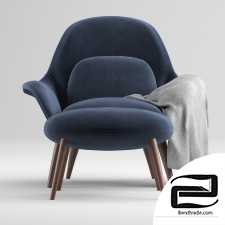 Fredericia Swoon Lounge Armchair