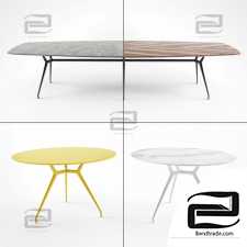 Table Rimadesio manta Tables