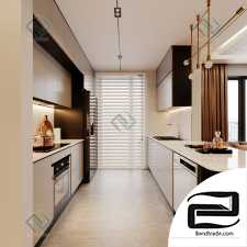 Models set  Kitchen-Livingroom