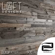 Wood wall decor by Loftdesign