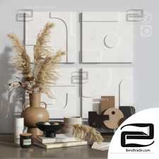 Decorative set Decor set with plaster panels