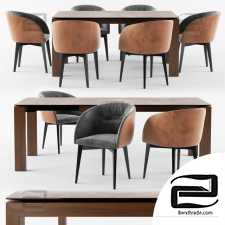 Table and chair Table and chair Connubia Calligaris Sigma Dining