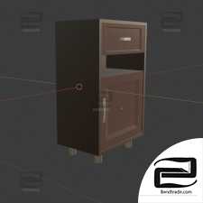 wood curbstone cabinet