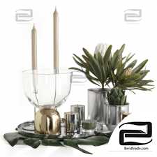 Decorative set Decor set H&M HOME Chrome