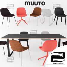 Table and chair by MUUTO 5