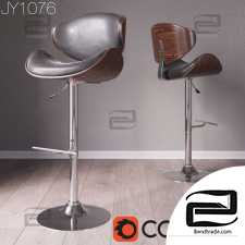 Bar stool Bar stool JY1076 Walnut & Black