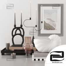 Decorative set Decor set in scandinavian style