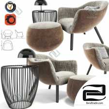 Armchair armchair Poliform Mad Set