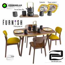 Table and chair Proso set