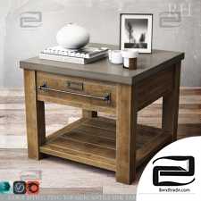 Table ZINC-TOP MERCANTILE tables