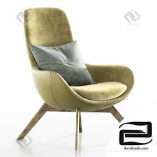 Armchair Ditre Italia Linear Chair