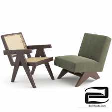 Lounge Chairs Pierre Jeanneret  and Le Corbusier