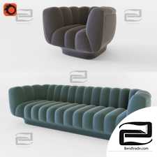 Sofa Sofa Roche Bobois Odea