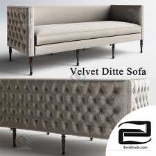 Sofa Sofa Velvet Ditte