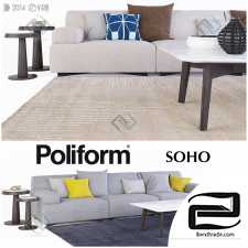 Sofa Sofa Poliform Soho