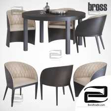 Table and chair Bross Hug & Thor