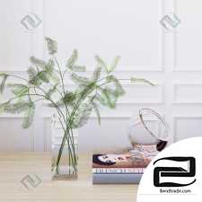 Decorative set Decor set ferns