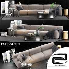 Sofa Sofa Poliform Paris Seoul