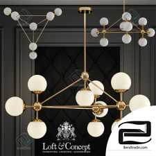 Modo Chandelier Gold Pendant Light