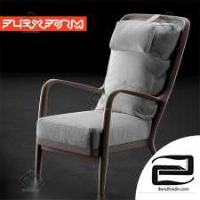 Armchair Flexform Agave Chair