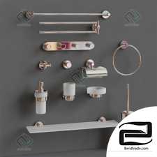 Bathroom accessories set