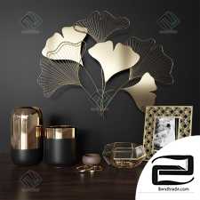 Decorative set Decor Murale Metal