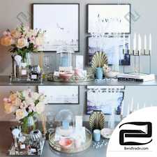 Decorative set Decor set with flowers 16