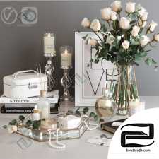 Decorative set Decor set for dressing table