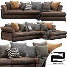 Sofa Sofa Flexform Zeno Chaise