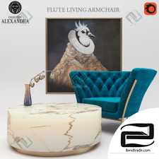 Armchair Armchair Flute COLECCION ALEXANDRA