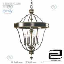 Hanging lamp 6 Light Foyer Fixture