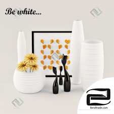 Decorative set Decor set vaz, painting