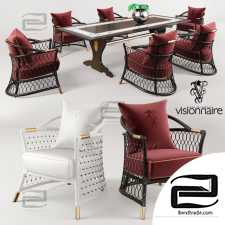 Table and chair Visionnaire Ipe Cavalli