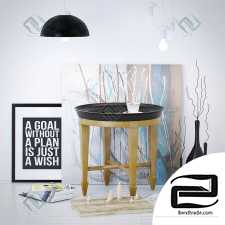 Decorative set Decor set Luna End Table