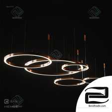 Hanging lamp Henge light ring horizontal