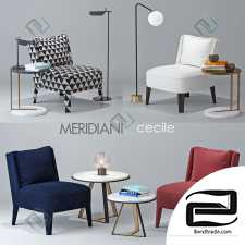 Armchair Meridiani Cecile