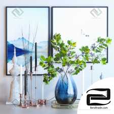 Decorative set Decor set with branches