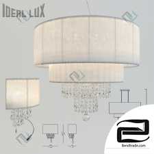 Chandelier and sconce Ideal Lux Opera