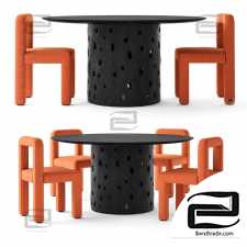 Table and chair Table and chair Faina Design Toptun, Ztista