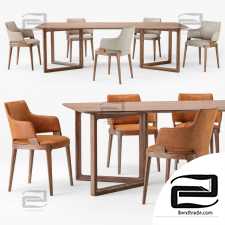 Table and chair Potocco Velis