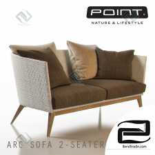 Sofa Sofa Point Arc Outdoor 2-Seater