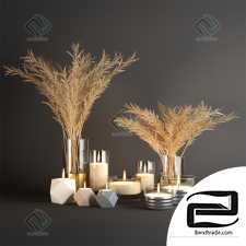 Decorative set Decor set dried flowers 554