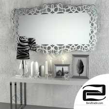 Decorative set Corte Zari Pigalle mirror