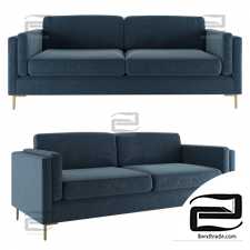 Sofa Sofa Blue Velvet