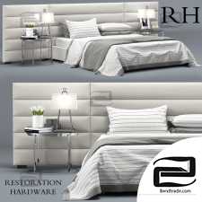 Beds Bed RH Modern custom horizontal channel