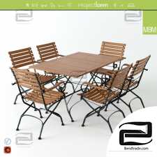 Table and chair BRAZIL by MBM